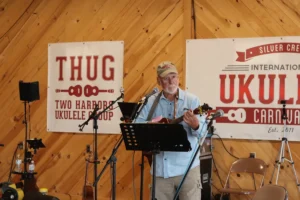 Dan Norberg at the 2021 Carnival open mic