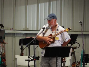 Dan Norberg at the 2023 Carnival open mic