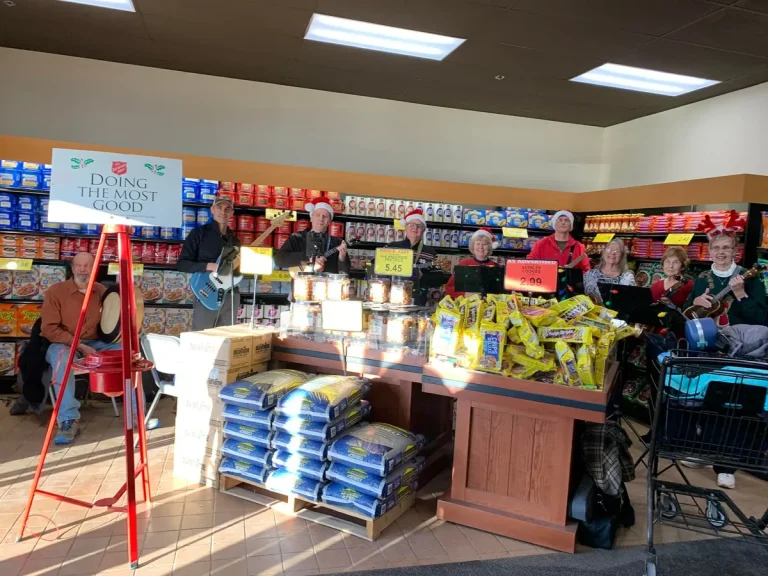 THUG at Super One, Singing Christmas Music for the Salvation Army (2021)